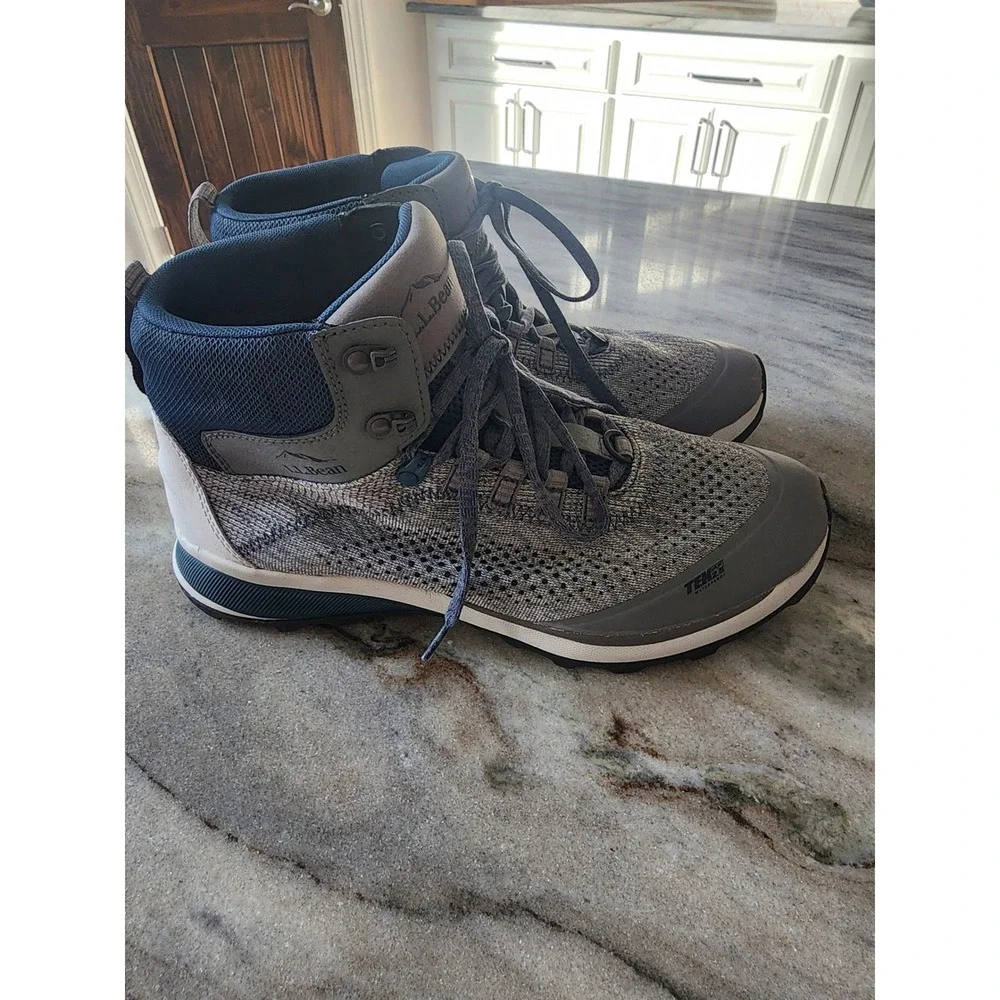 LL Bean Elevation Mens‎ Trail Hiker Waterproof Knit Hiking Boots Size 10M NWOT
